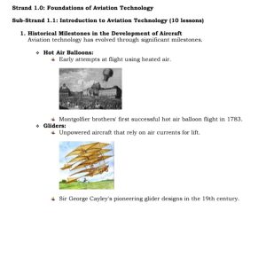 grade 10 aviation notes